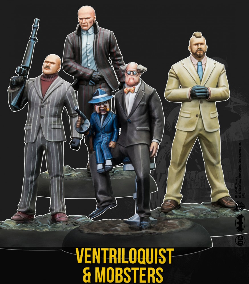 Batman Miniatures Game- Ventriloquist and Mobsters - Dave's Games
